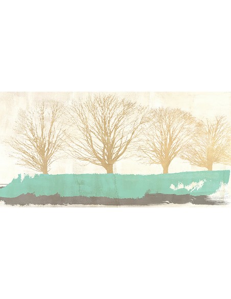 Líneas de árboles de oro