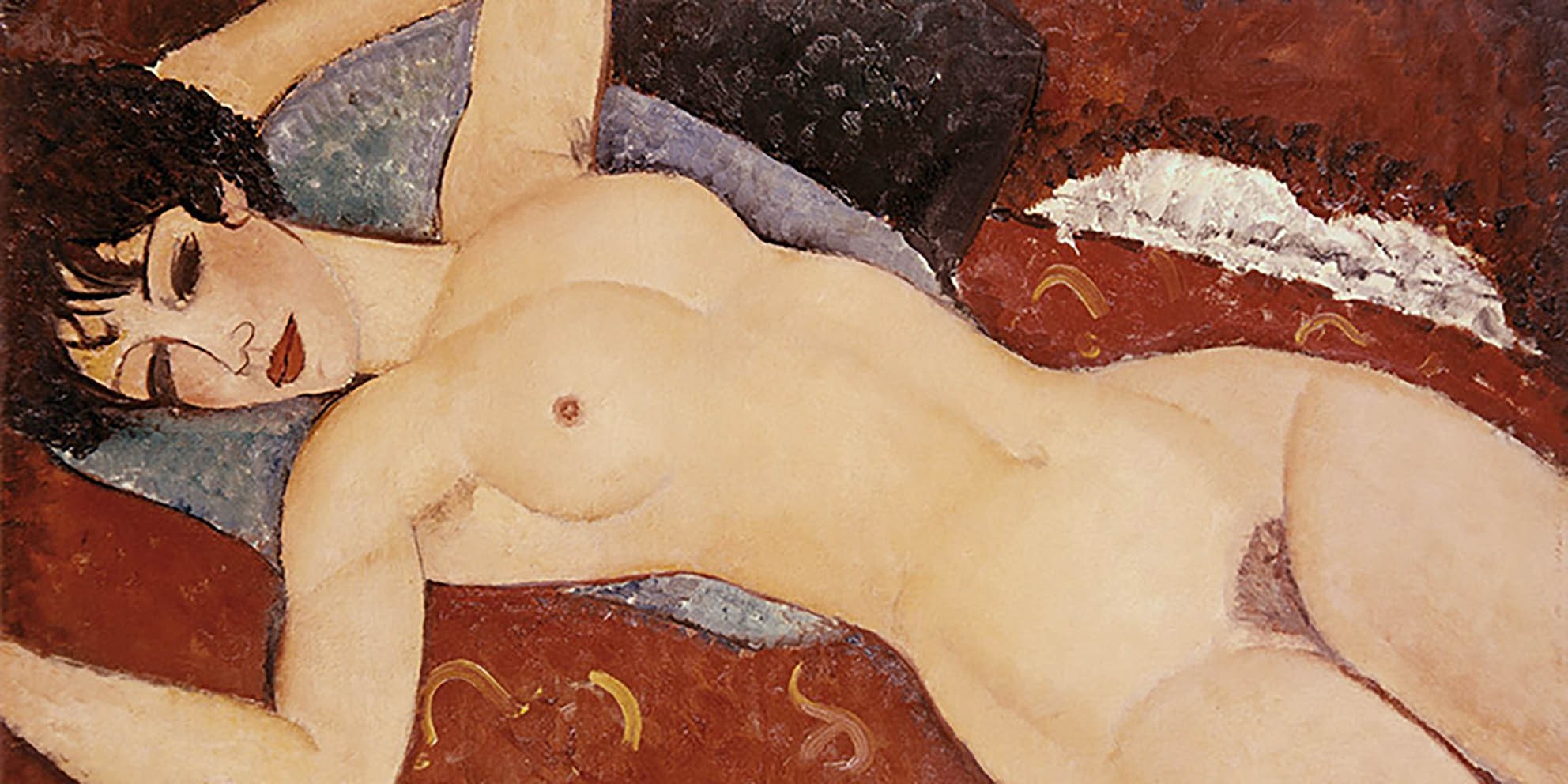 Desnudo reclinado (detalle)