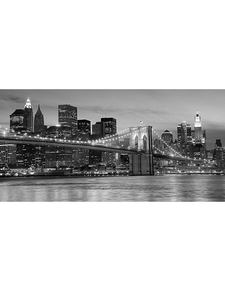 Puente de Brooklyn de noche