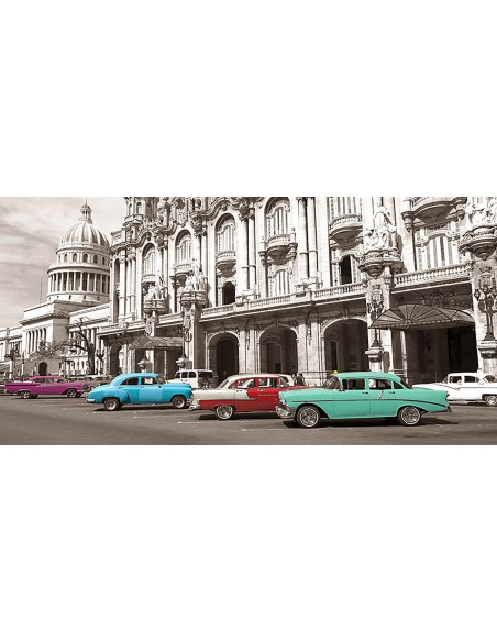 Autos antiguos americanos en La Habana, Cuba