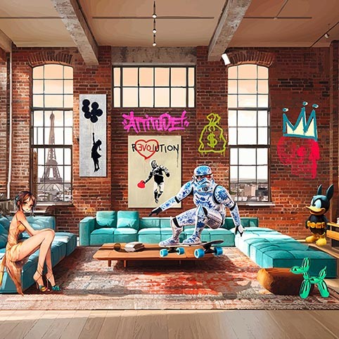 Surrealoft, Actitud (detalle)