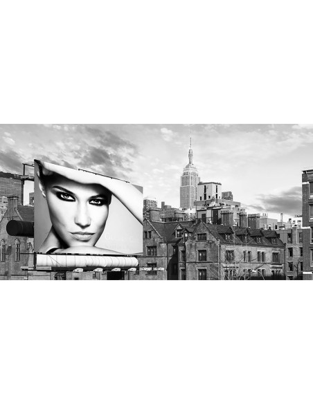 Una valla publicitaria en Manhattan