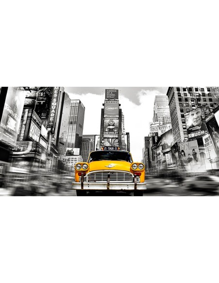 Taxi clásico en Times Square, Nueva York