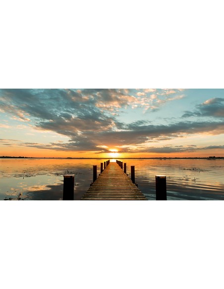 Luces matutinas en un embarcadero (detalle)