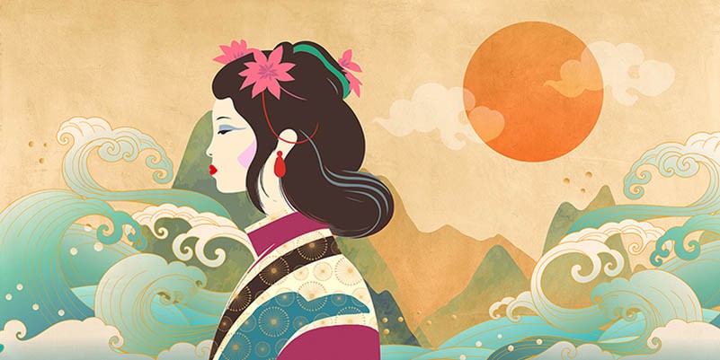 Mirando las olas del océano