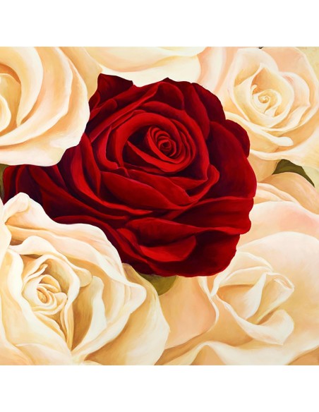 Composición de rosas (detalle)