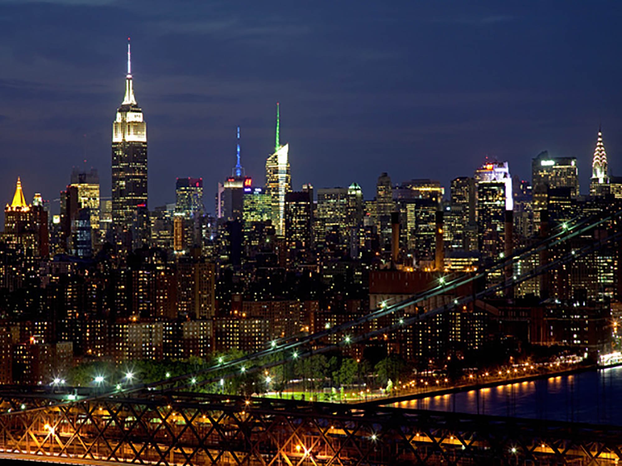 Midtown Manhattan de noche