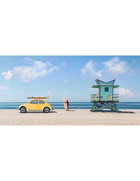 Esperando las olas, Miami Beach (detalle)