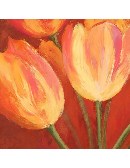 Tulipanes naranjas (detalle)
