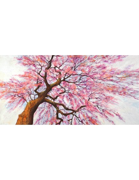 Bajo el árbol en flor