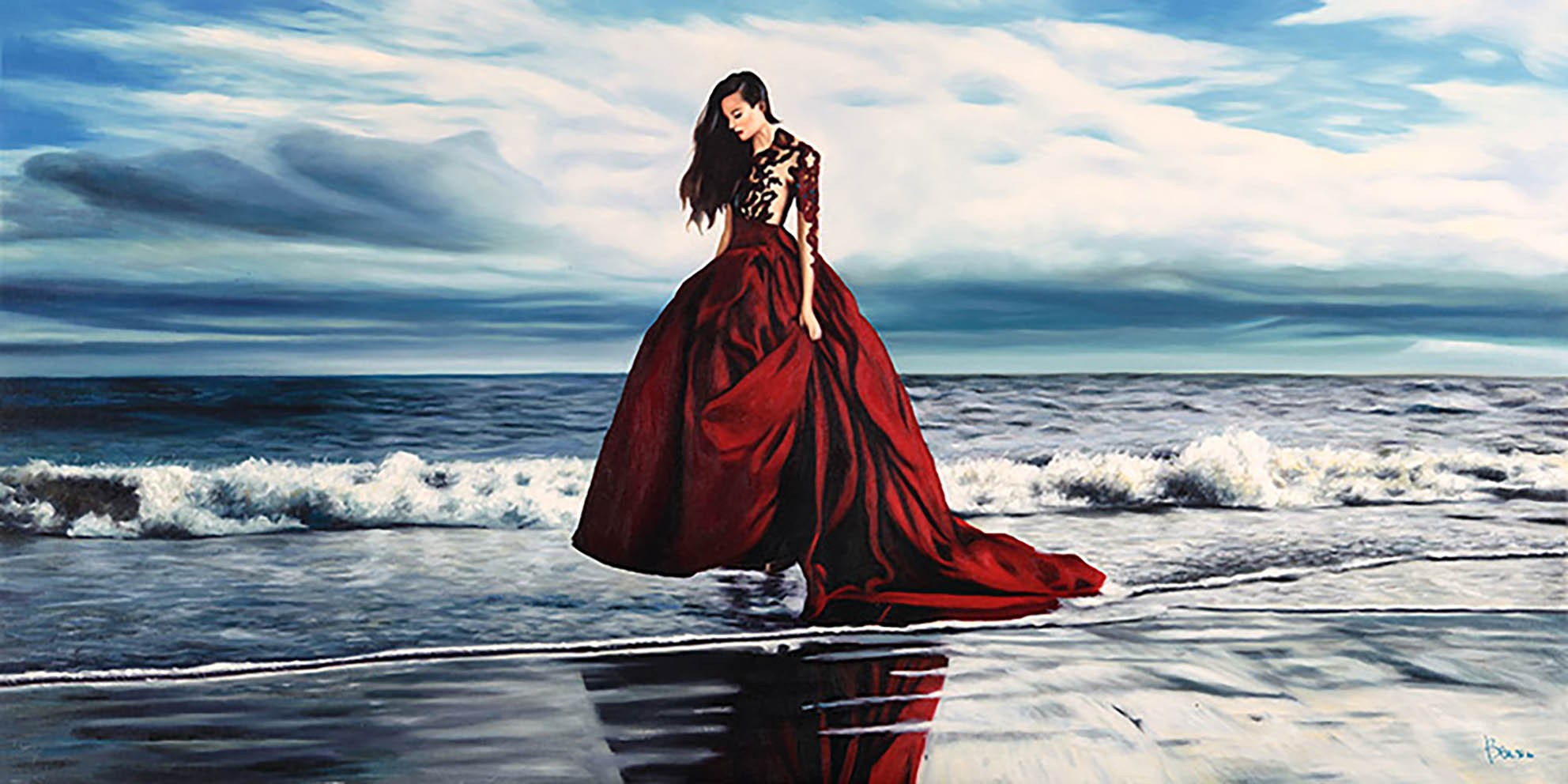 En la orilla del mar