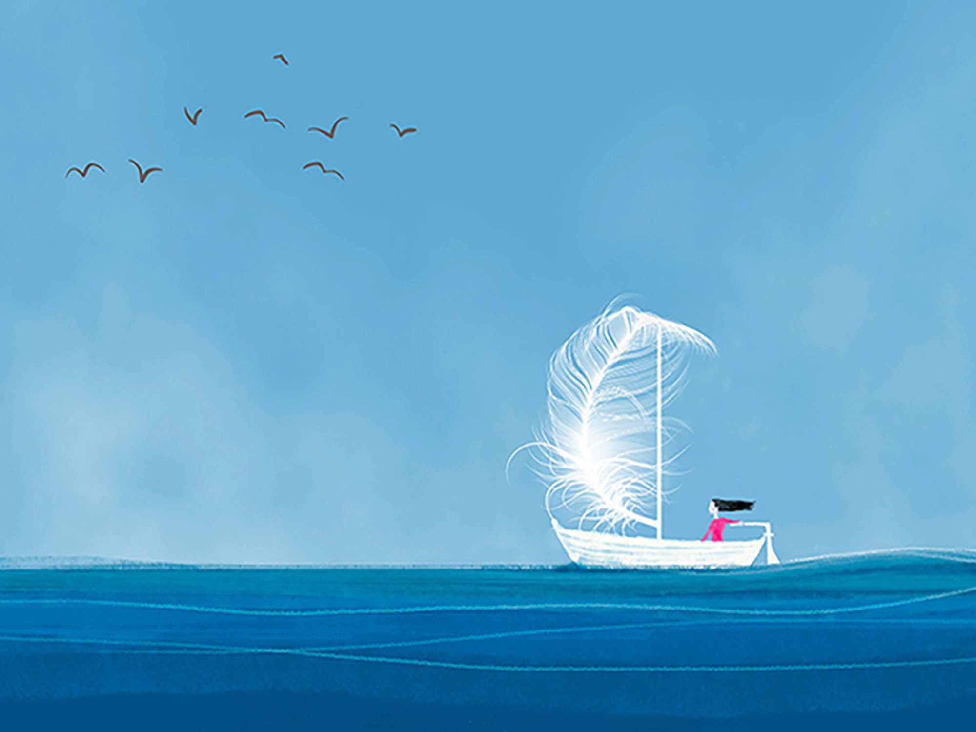 Navegando por el mar tranquilo