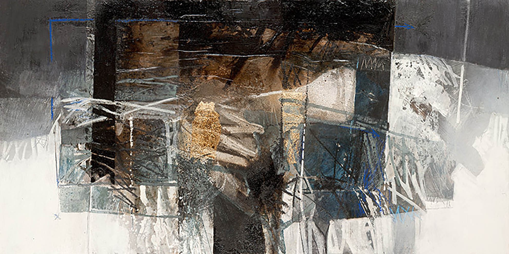 El valle con los reflejos de la arcilla