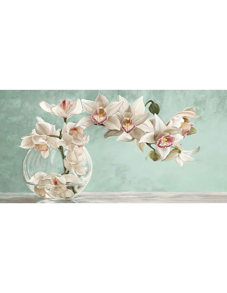 Arreglo de orquídeas II (celadon)