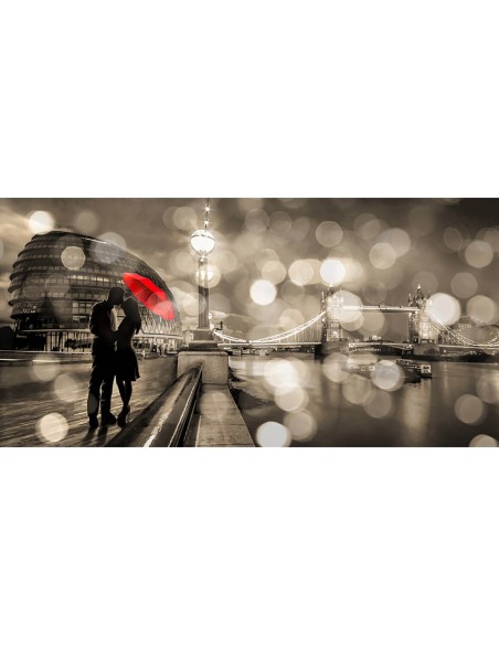 Besándose en Londres (BW)