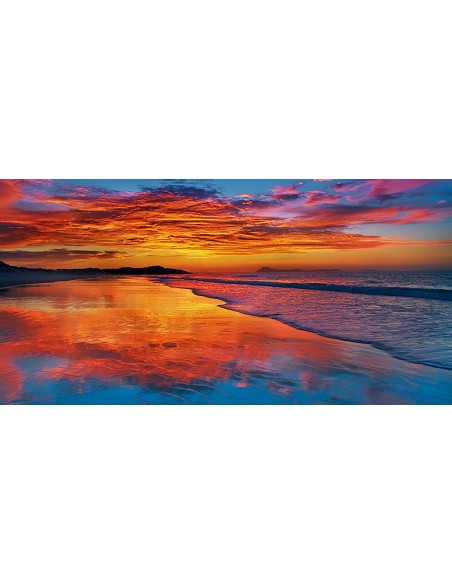 Puesta de sol, Isla Norte, Nueva Zelanda