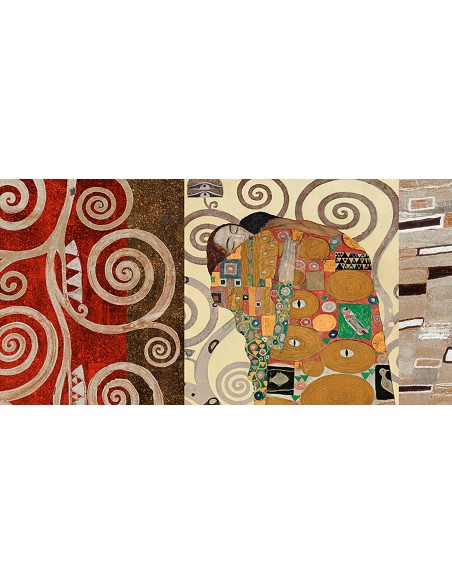 Patrones de Klimt - El abrazo (Peltre)