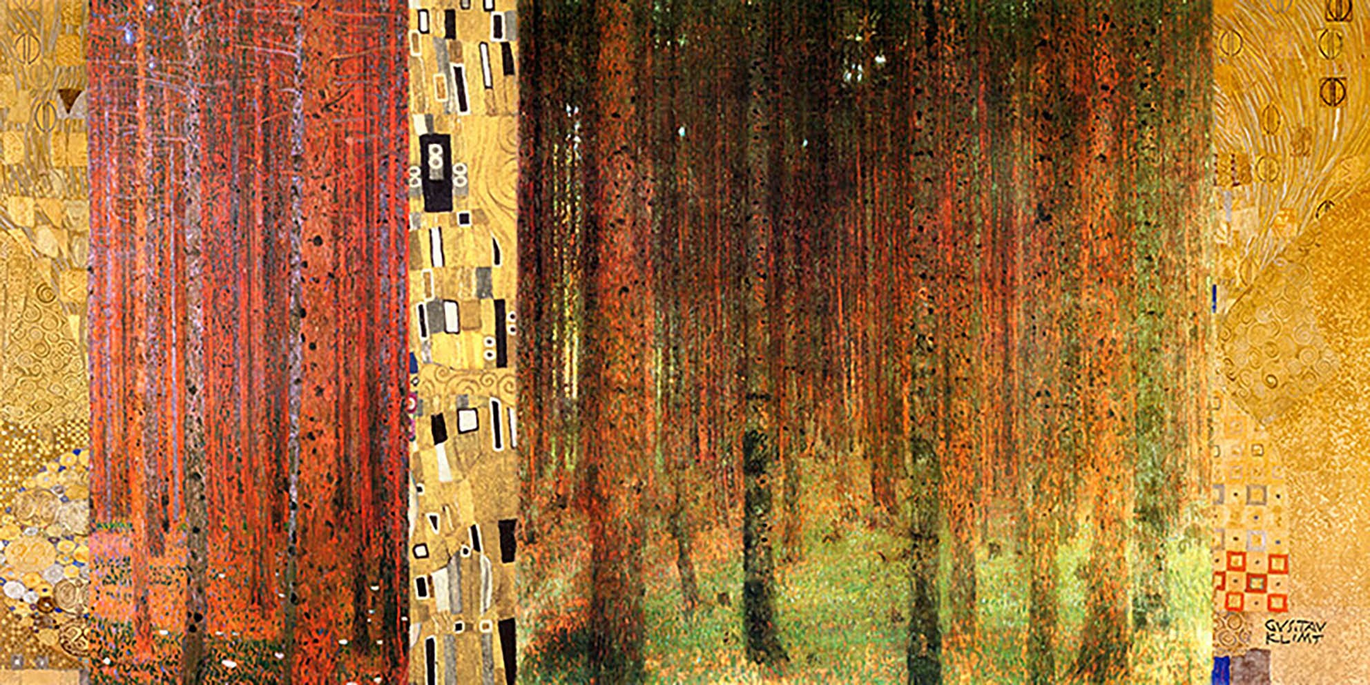 Patrones de Klimt - Bosque I