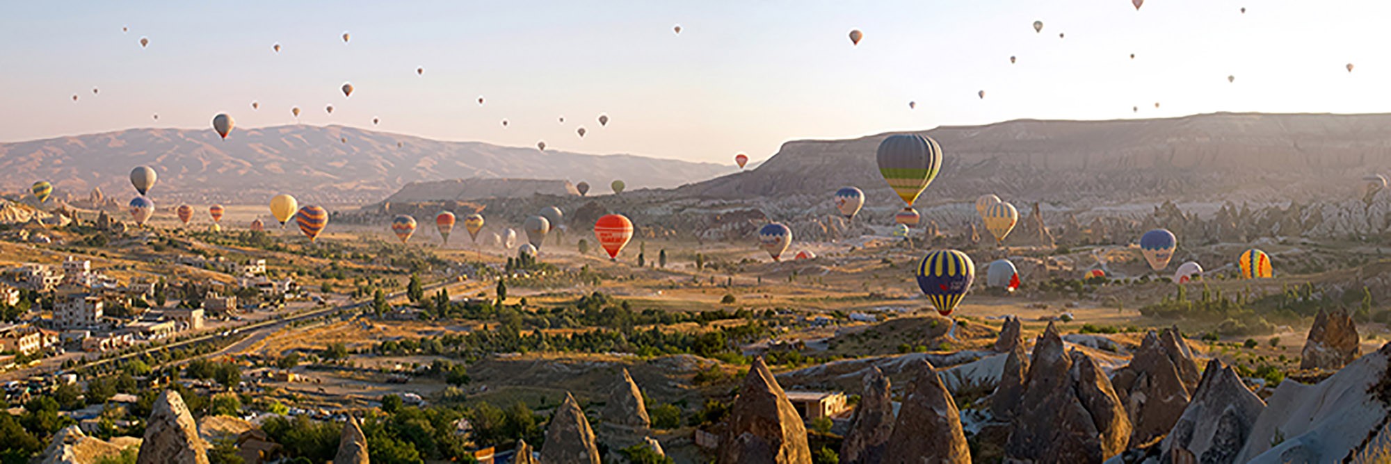Globos aerostáticos en Göreme, Capadocia, Turquía