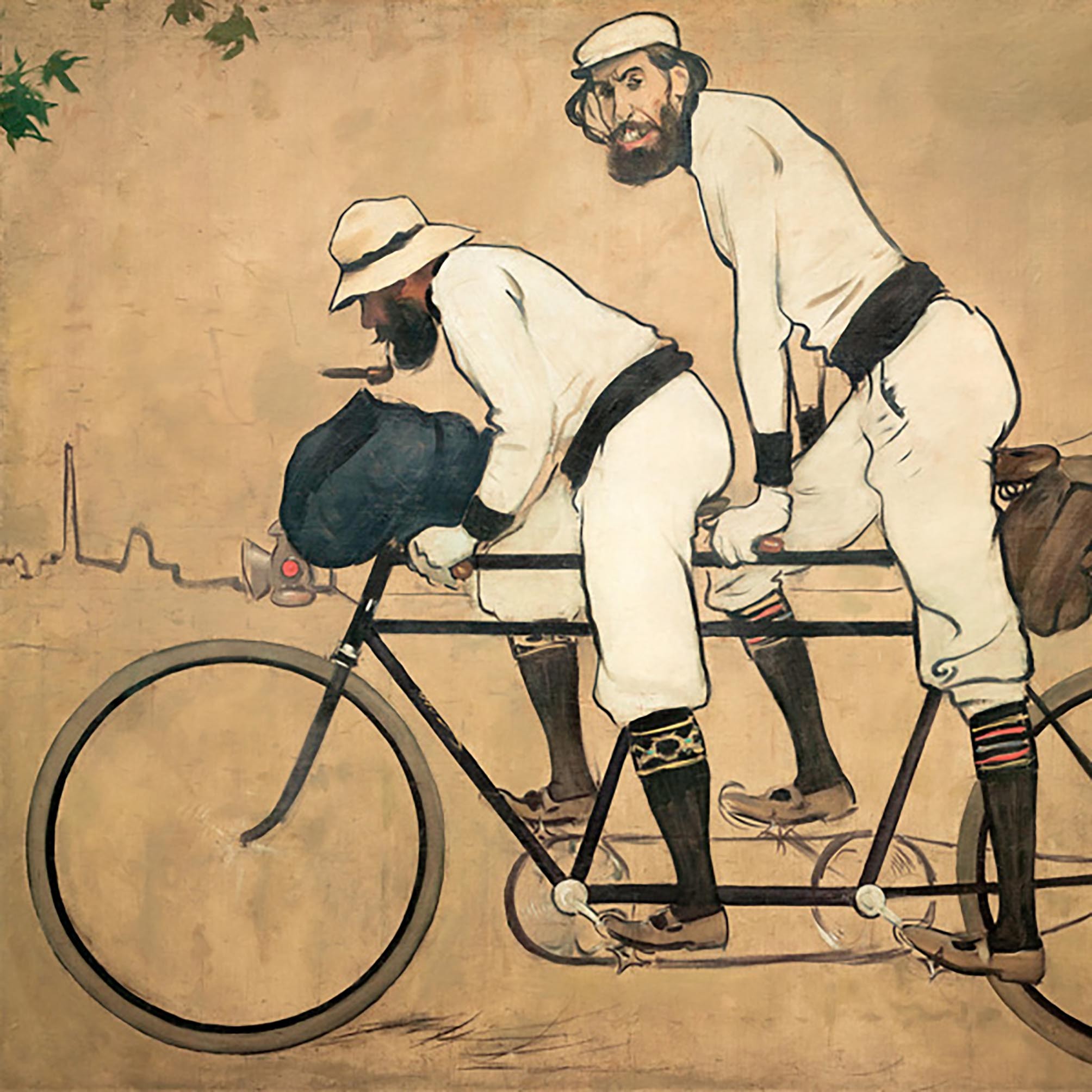 Ramon Casas y Pere Romeu en tándem
