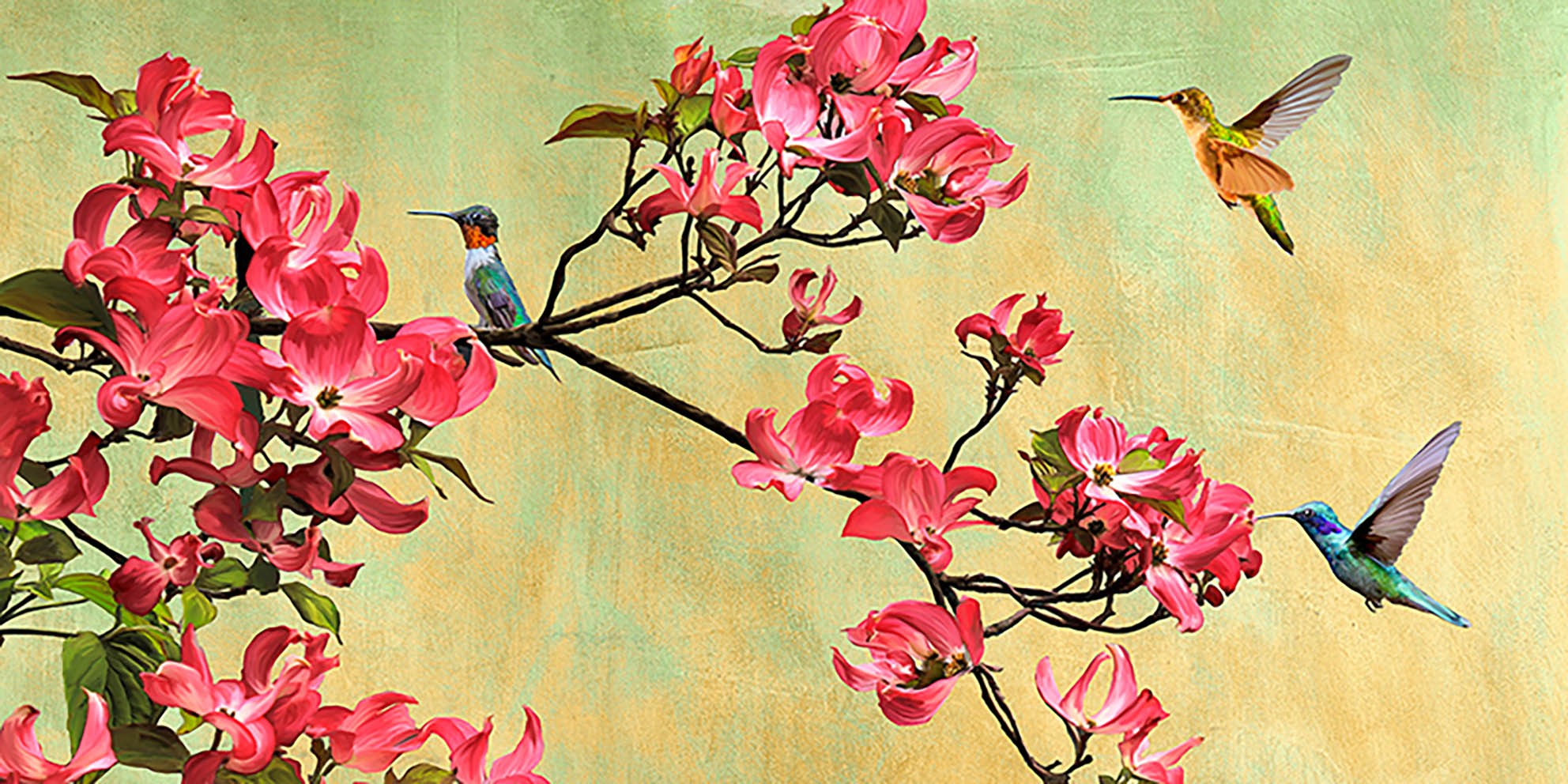 Rama de flores (detalle)