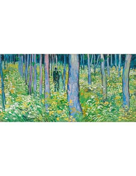 Maleza con dos figuras