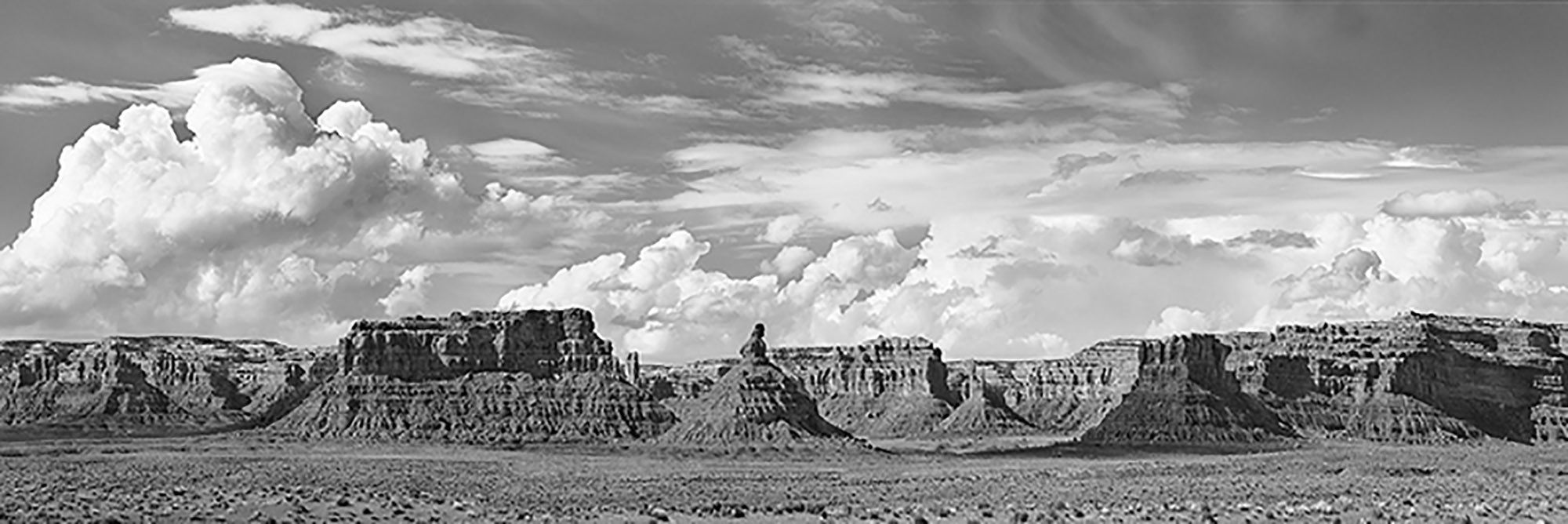 Valle de los Dioses, Utah, EE. UU. (BW)