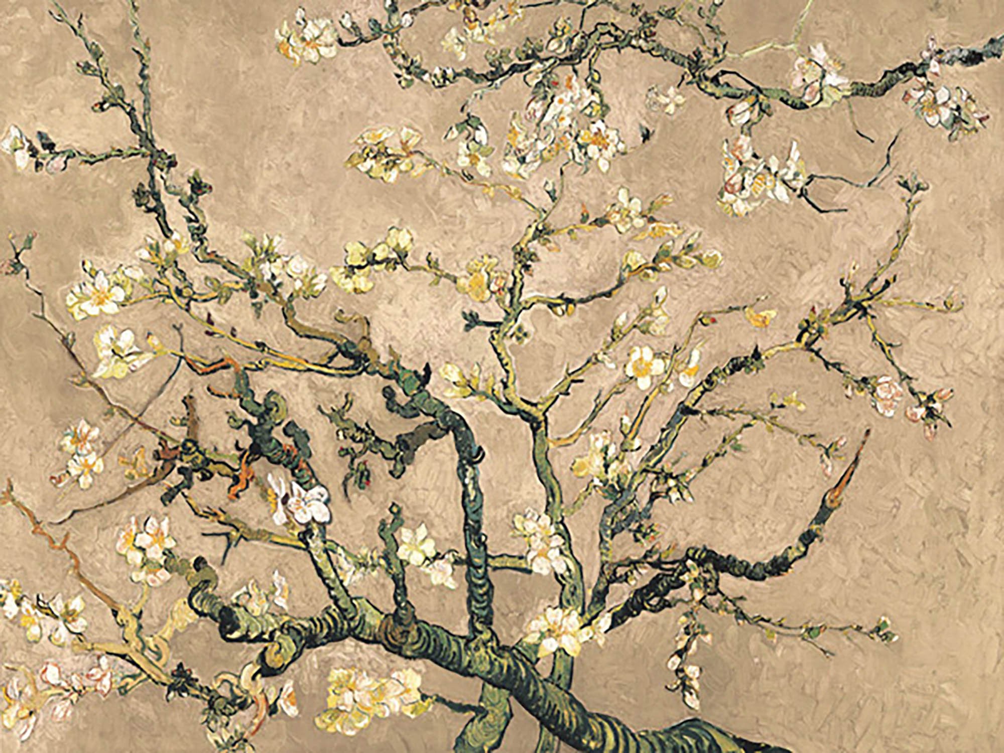 Van Gogh Deco - Flor de almendro (variación beige)