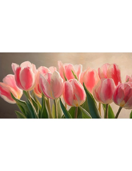 Tulipanes en el crepúsculo