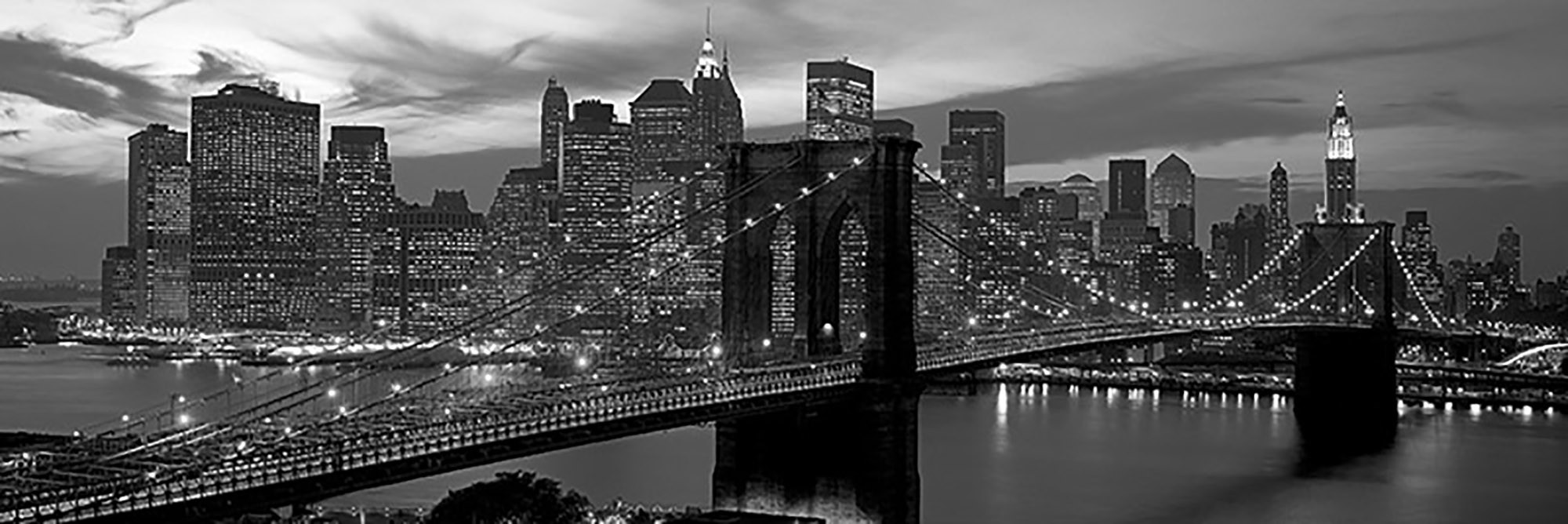 Puente de Brooklyn y horizonte