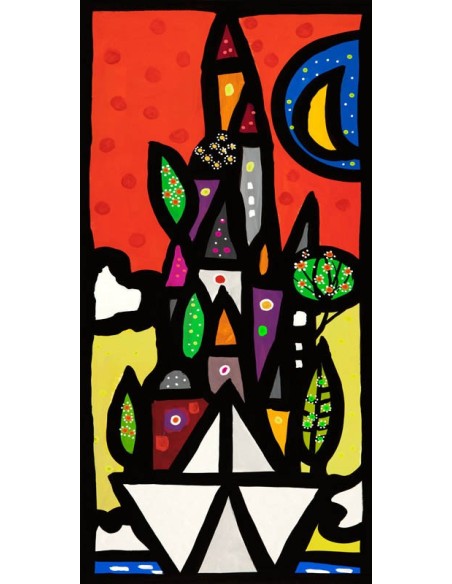 El país vive en la pequeña embarcación.