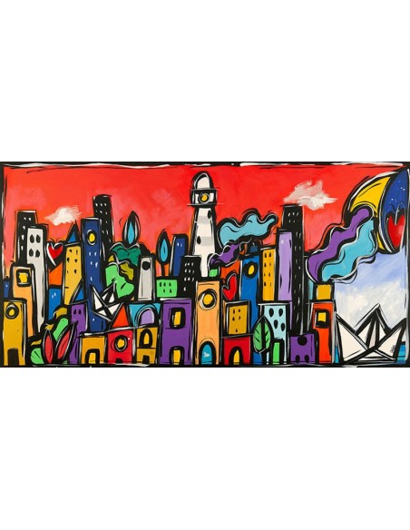 La metrópolis que respira colores