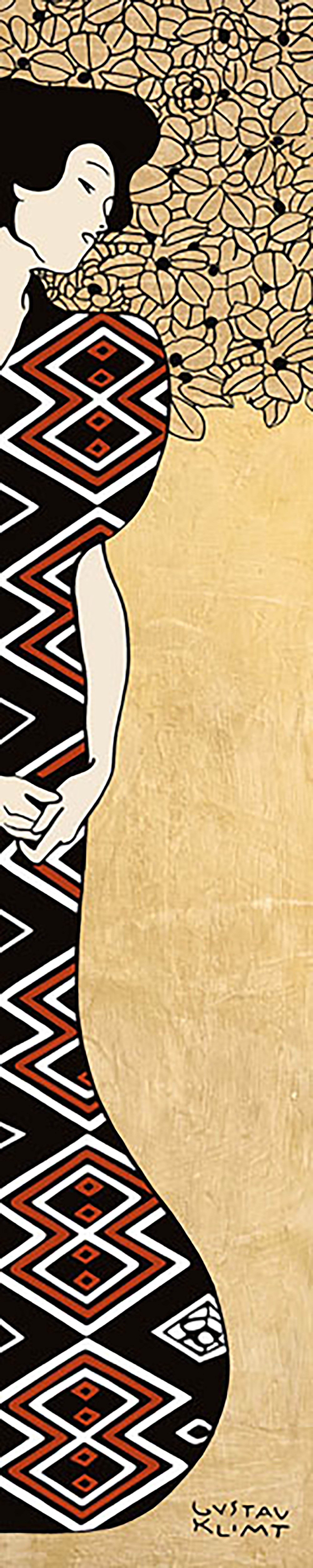 Mujer y árbol I (Oro)