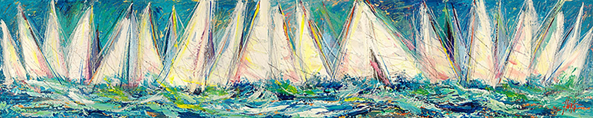 Regata en el horizonte