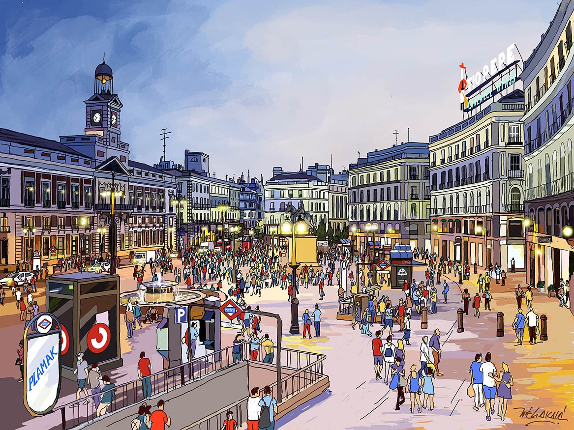 Puerta del Sol, Madrid
