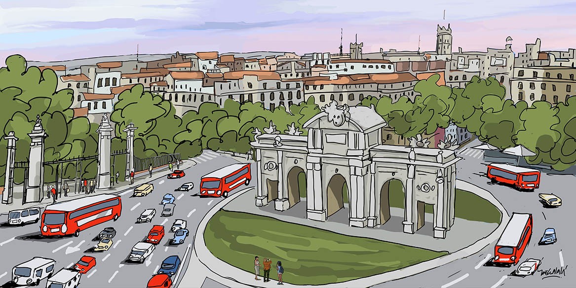 Puerta de Alcalá, Madrid