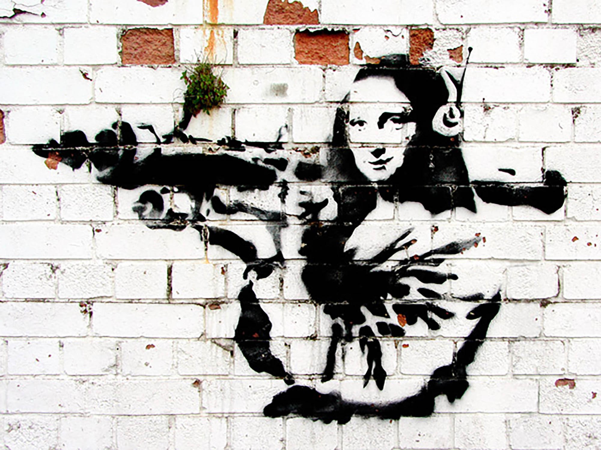 Noel Street, Soho, Londres (graffiti atribuido a Banksy)