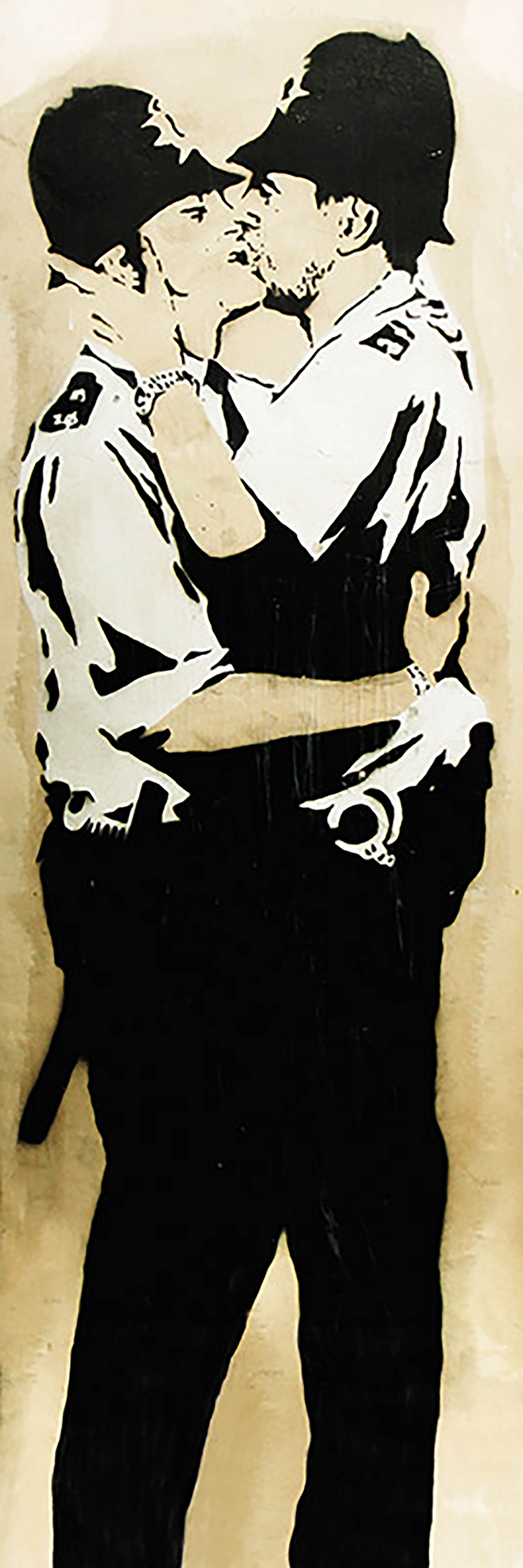 Trafalgar Street, Brighton (graffiti atribuido a Banksy)