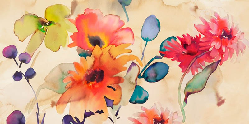 Fuegos artificiales florales