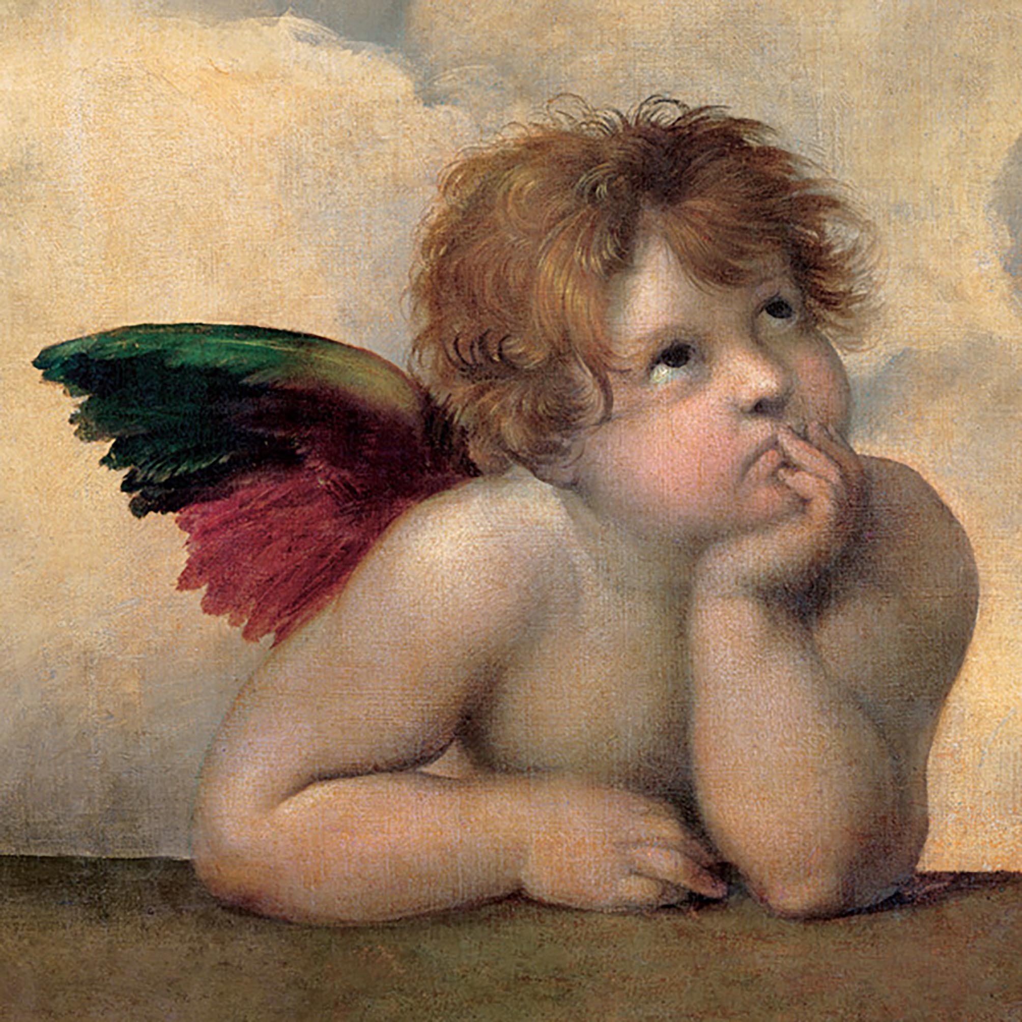 Ángel I - Madonna Sixtina (detalle)