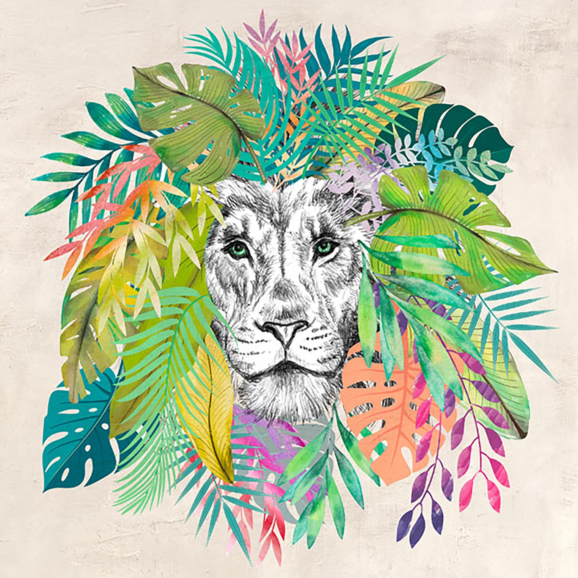 Rey de la selva (detalle)