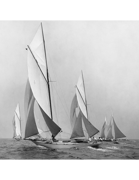 Veleros navegando a favor del viento, 1920 (detalle)