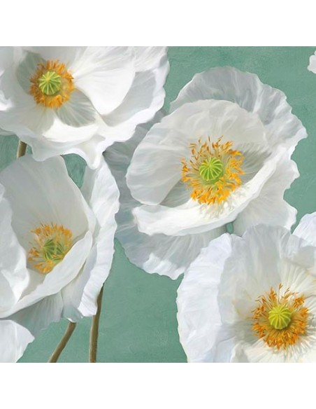 Amapolas sobre menta I