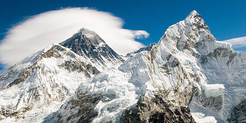 Monte Everest (detalle)