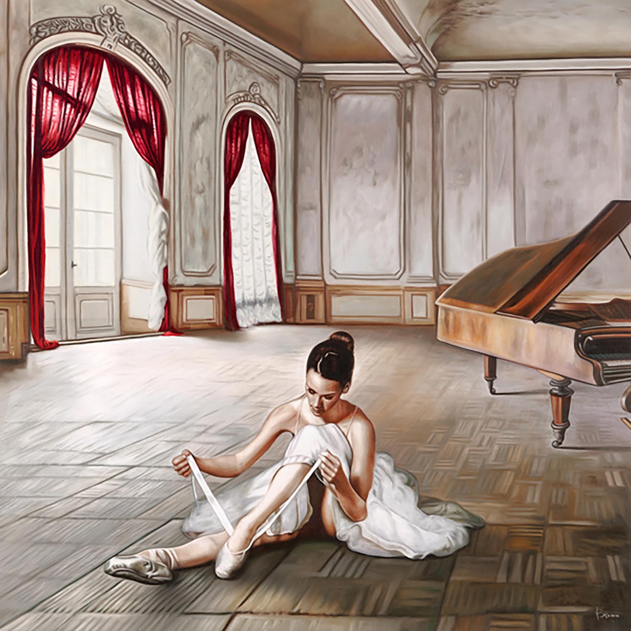 Pequeña niña de las flores I