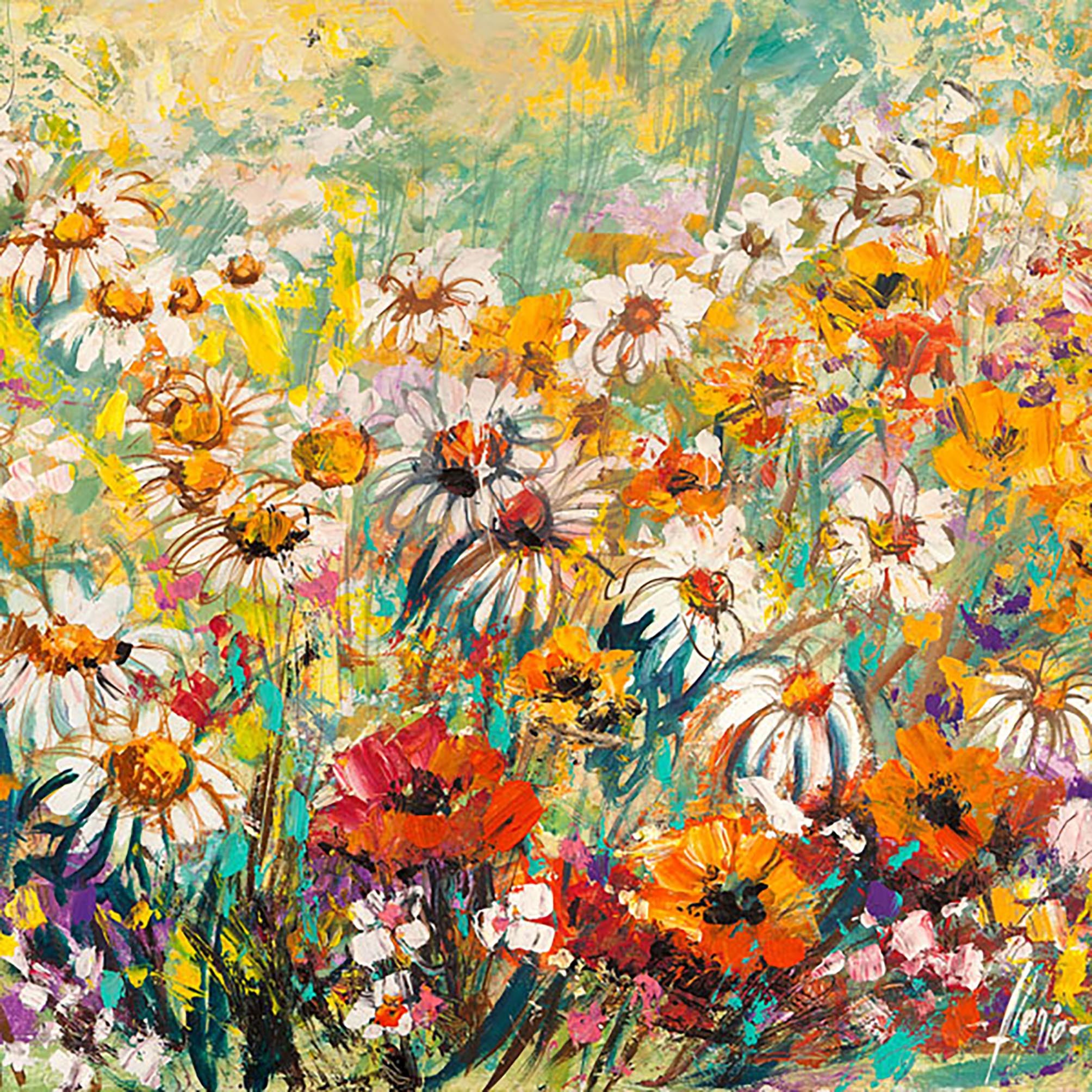 Campo de flores (detalle)