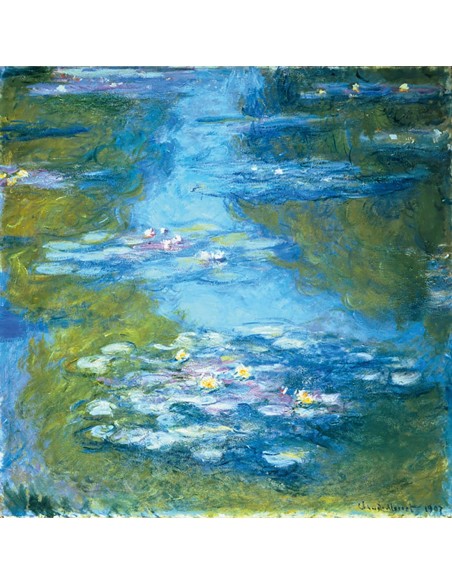 El estanque de los nenúfares: armonía verde