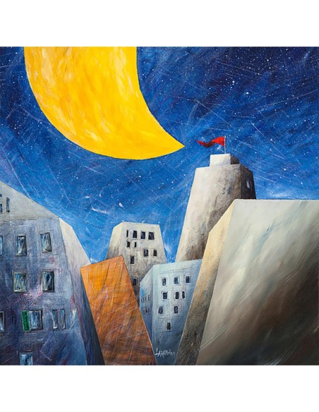 Bajo una gran luna amarilla