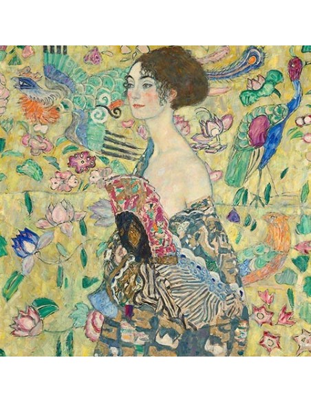 Dama con abanico, 1917-1918