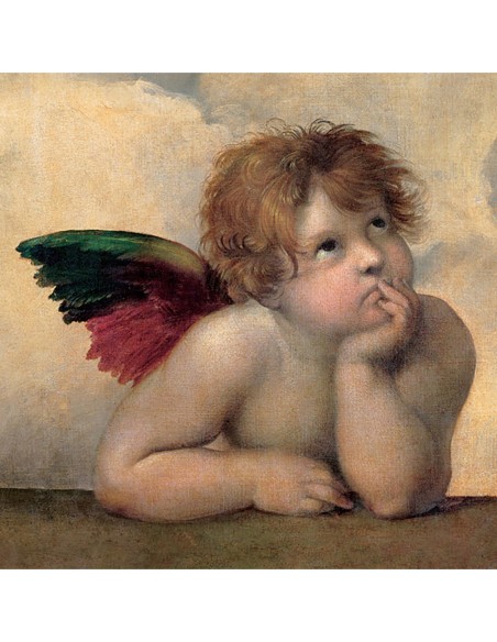 Ángel II - Madonna Sixtina (detalle)